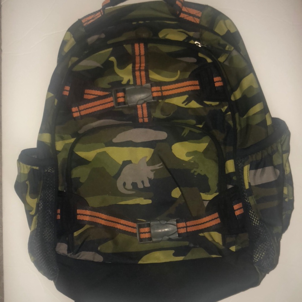 Pottery Barn Kids cameo dinosaur print 🦕backpack
